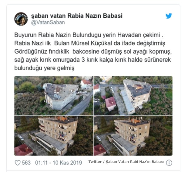 Rabia Naz Vatan'ın Şüpheli Ölümüne Dair Yeni Gelişmeler  Rabia Naz Vatan'ın Şüpheli Ölümüne Dair Yeni Gelişmeler