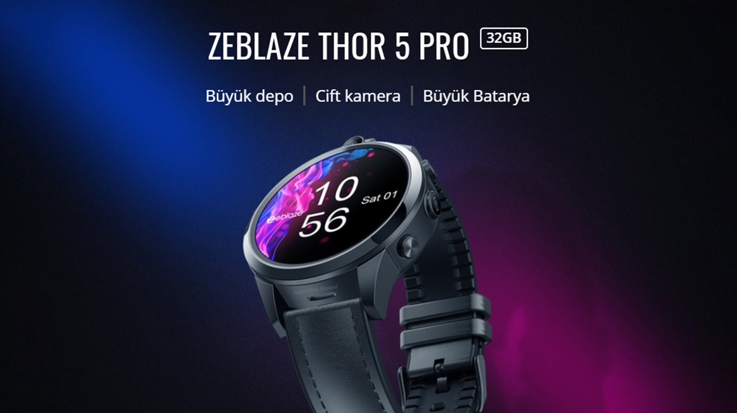 Zeblaze Thor5 Pro 3GB+32 GB 4G Sim Kartlı Akıllı Saat Türkiye