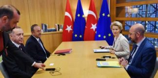 Times, Erdoğan'ın AB'yle yaptığı görüşmeyi terk ettiğini yazdı