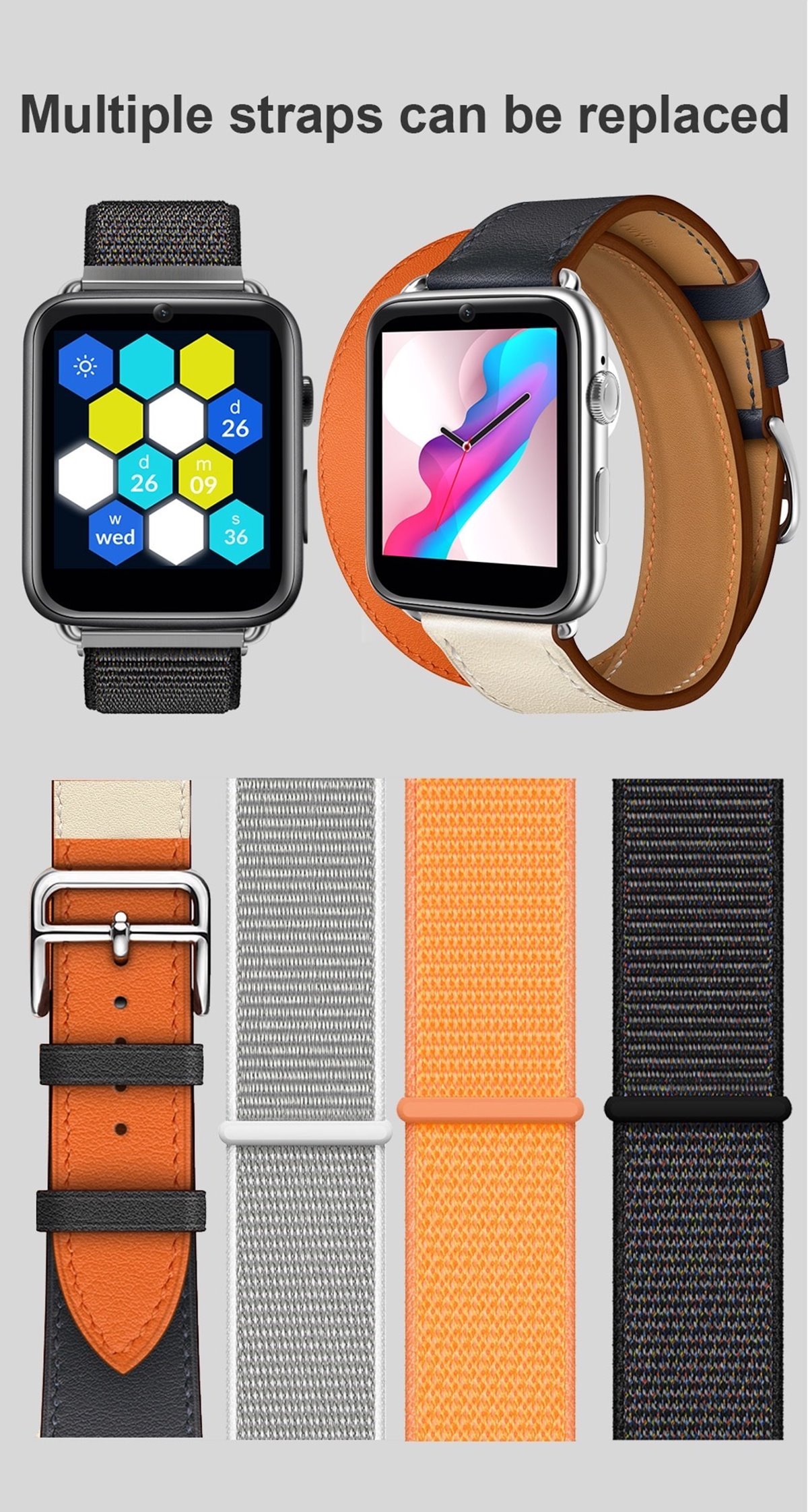 Lemfo Lem10 3GB+32GB 4G Android 7.1.1 Akıllı Saat