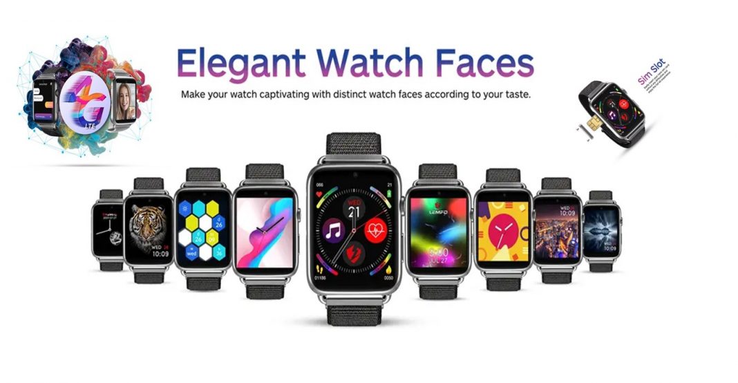 Lemfo Lem10 3GB+32GB 4G Android 7.1.1 Akıllı Saat