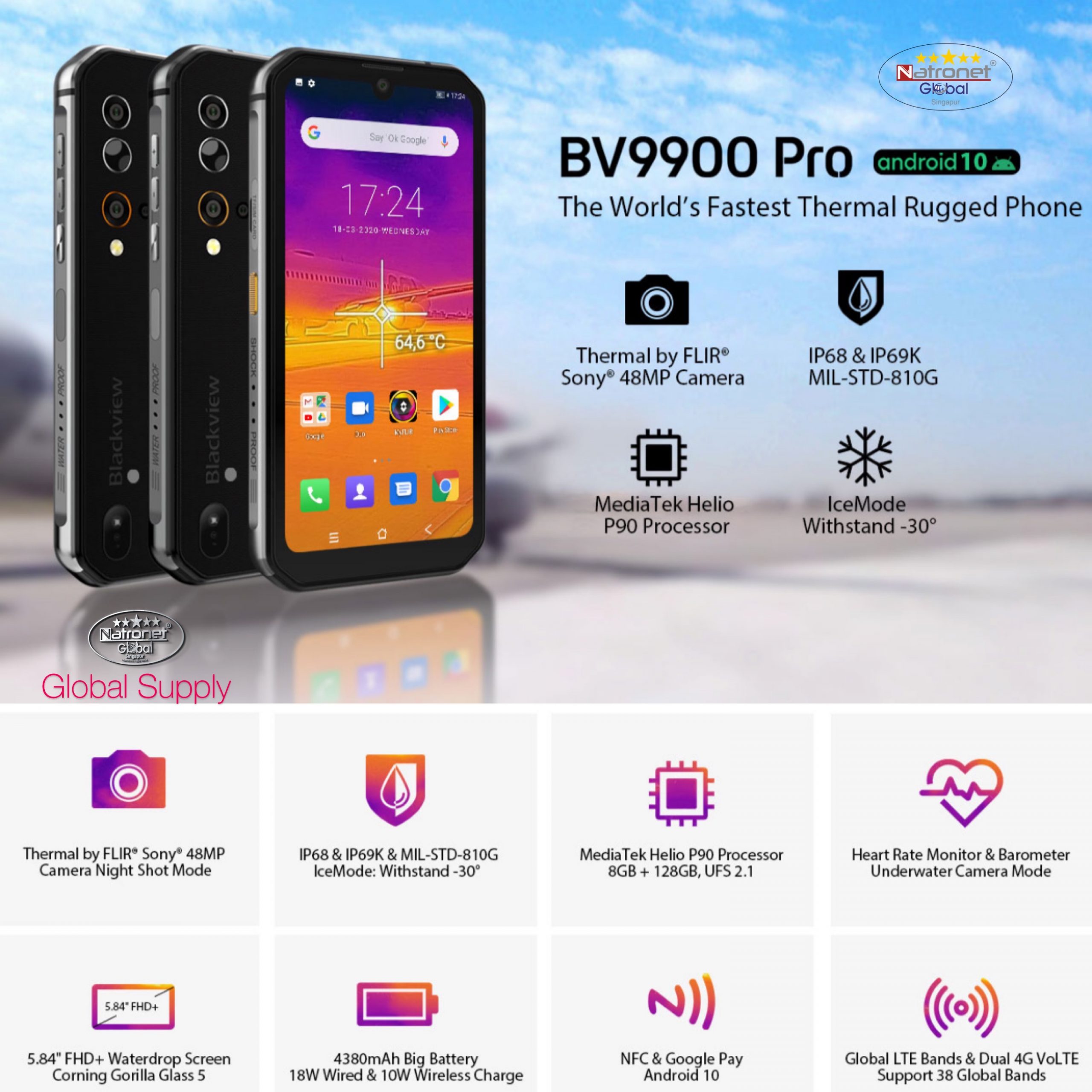 Blackview Bv9900 Pro - Blackview Bv9800 Pro Telefonlar 