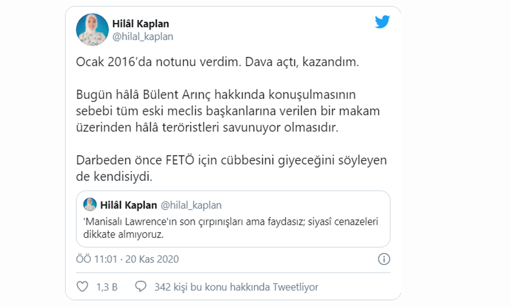 Cumhurbaşkanlığı Yüksek İstişare Kurulu Üyesi Bülent Arınç istifa etti