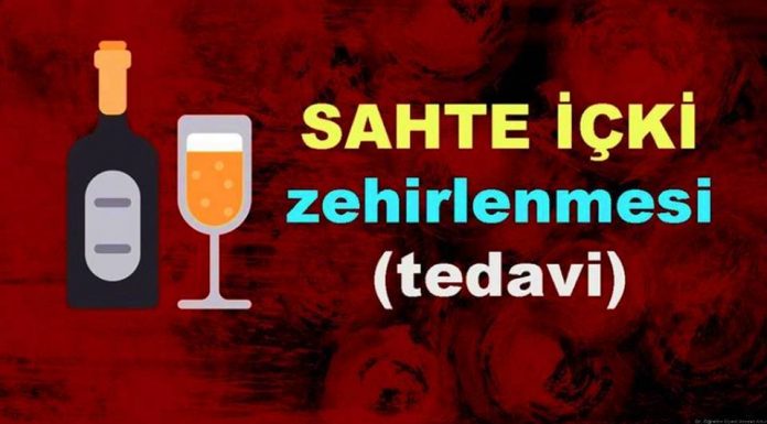 Sahte İçki Zehirlenmesinde Tedavi Yöntemleri Sahte İçki Zehirlenmesinde Tedavi Yöntemleri