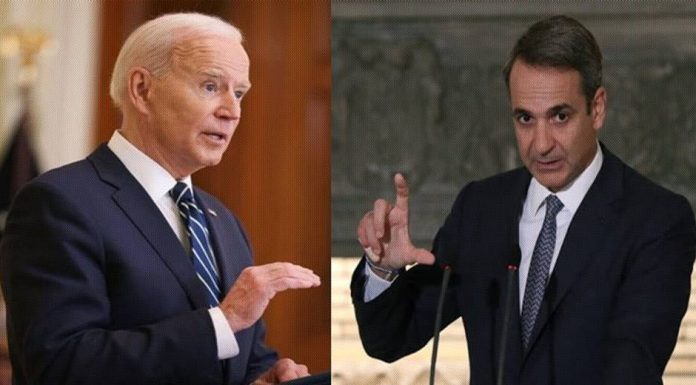 Biden Miçotakis ile görüştü "Doğu Akdeniz'de istikrar umduğunu" söyledi