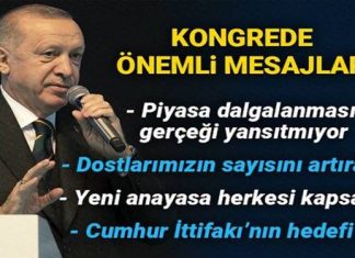 Erdoğan: Türkiye’yi önce 2023 hedeflerine ardından da 2053 vizyonuna Cumhur İttifakı'yla kavuşturacağız