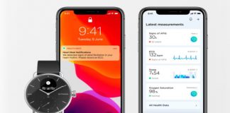 Withings Scanwatch Klinik olarak doğrulanmış sağlık takibi akıllı saat