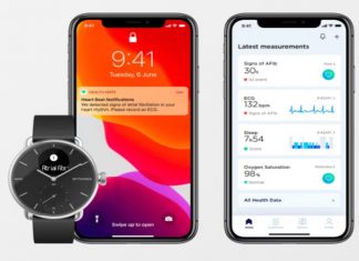 Withings Scanwatch Klinik olarak doğrulanmış sağlık takibi akıllı saat