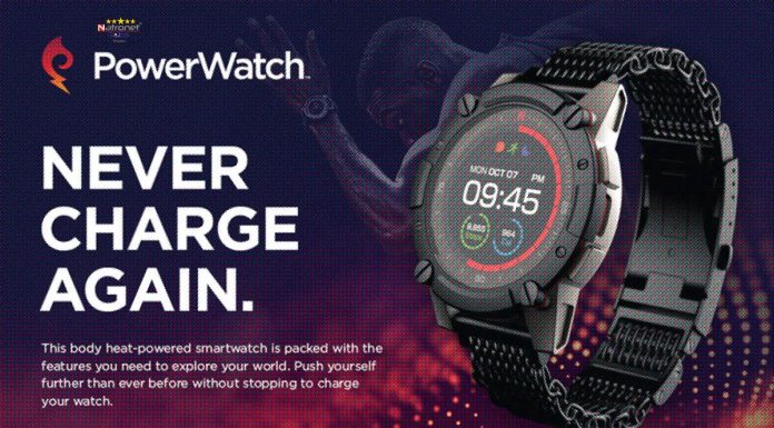 PowerWatch 2 Premium Vücut Isıyla Çalışan Spor Takipçisi Akıllı Saat