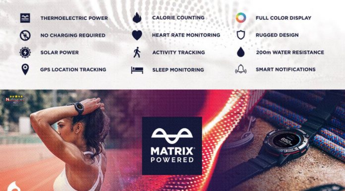 PowerWatch 2 Premium Vücut Isıyla Çalışan Spor Takipçisi Akıllı Saat