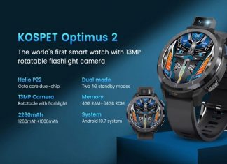 KOSPET Optimus2 Akıllı Saat 4G 64G Sekiz Çekirdekli 4G 2260 mAh Pil KOSPET Optimus2 Akıllı Saat 4G 64G Sekiz Çekirdekli 4G 2260 mAh Pil
