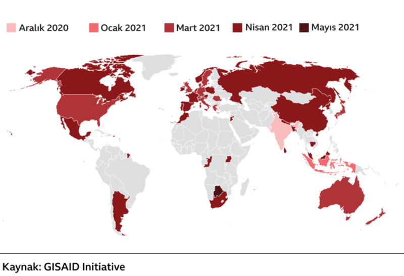 İlk kez Hindistan'da tespit edilen Covid-19'un Delta varyantı, dünyanın bazı yerlerinde görülen vaka artışlarının arkasındaki neden olarak gösteriliyor.