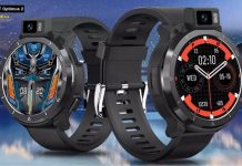 KOSPET Optimus 2 Çift Modlu Çift Çip 4GB+64GB Sekiz Çekirdekli 4G-LTE GPS+Beidou Android 10.7 SpO2 Monitör Akıllı Saat | Kospet Türkiye NatroNet Global'de