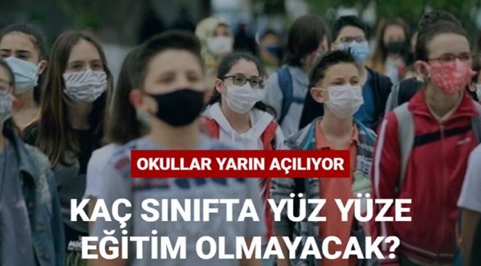 Okullar yarın açılıyor: Kaç sınıfta yüz yüze eğitim olmayacak Okullar yarın açılıyor: Kaç sınıfta yüz yüze eğitim olmayacak