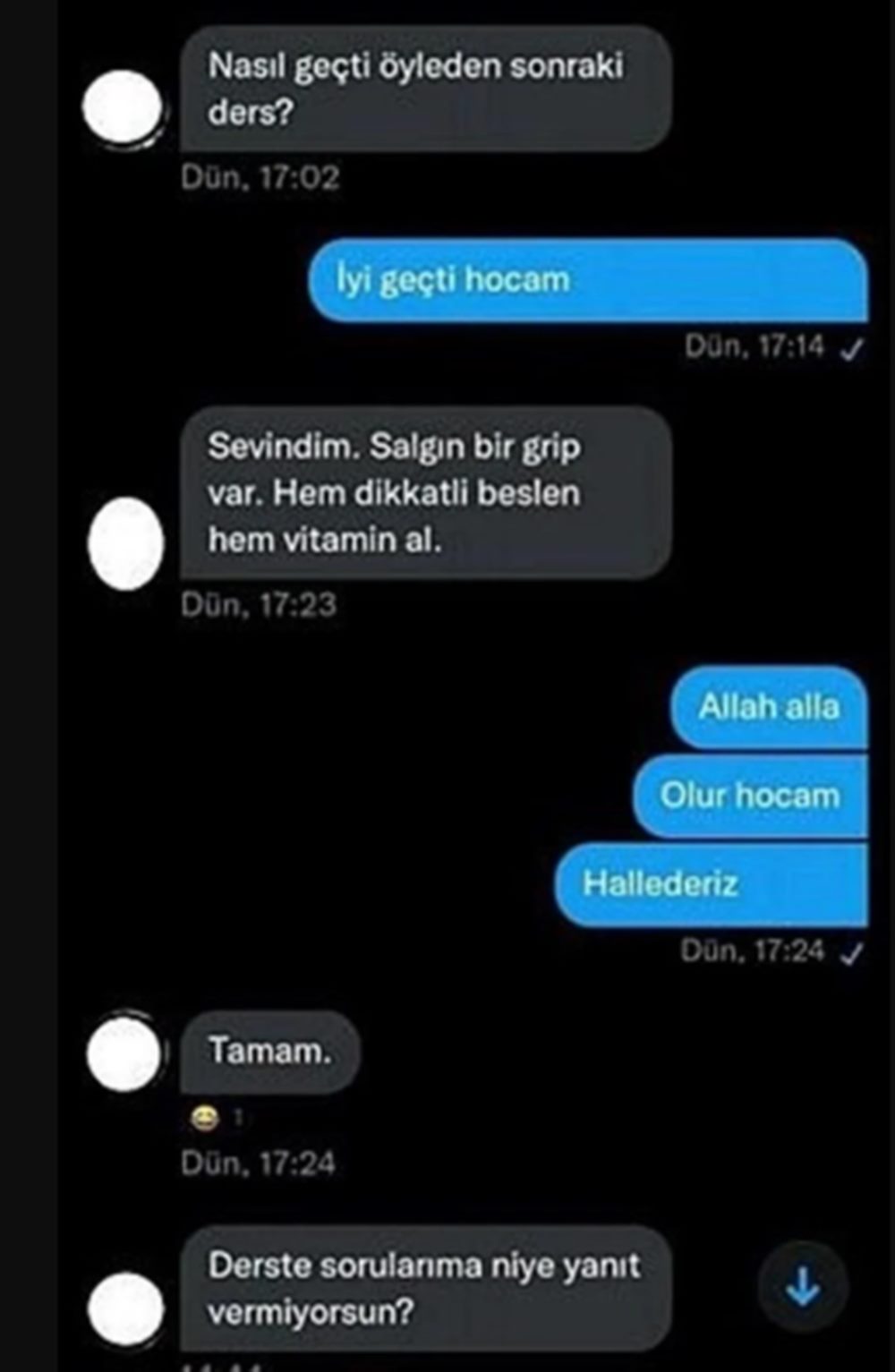 Kırıkkale Üniversitesi'ndeki taciz skandalının yankıları sürüyor. Olayın duyulmasının ardından apar topar emekli olduğu belirtilen profesörün öğrencilere gönderdiği taciz mesajları ortaya çıktı.