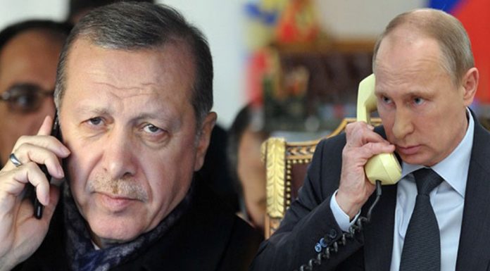Putin’le telefon görüşmesinde Erdoğan “acil ateşkes” çağrısı yaptı Cumhurbaşkanı Recep Tayyip Erdoğan, Rusya Devlet Başkanı Vladimir Putin ile yaklaşık bir saat süren bir telefon görüşmesi gerçekleştirdi.