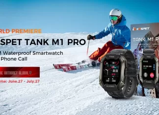 Kospet Tank M1 Pro Akıllı Saat 5ATM IP69K Su Geçirmez Bluetooth Arama