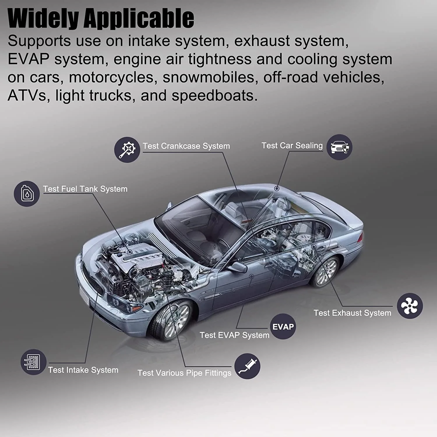 Duman Kaçak Test Dedektörü Makine Seti Sızdırmazlık Sistemi Sızdırmazlık Test Cihazı