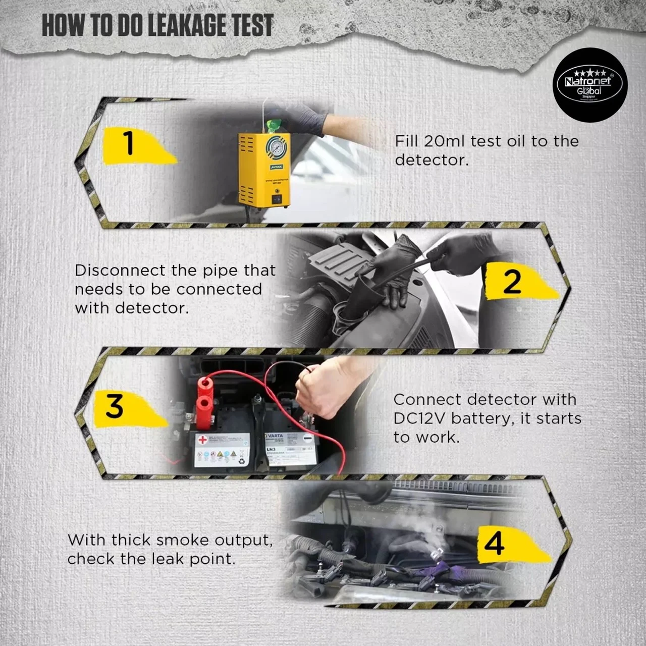 Smoke Leak Detector: AUTOOL SDT202 EVAP System & Pipe Leakage Locator Car Smoke Leak Detector