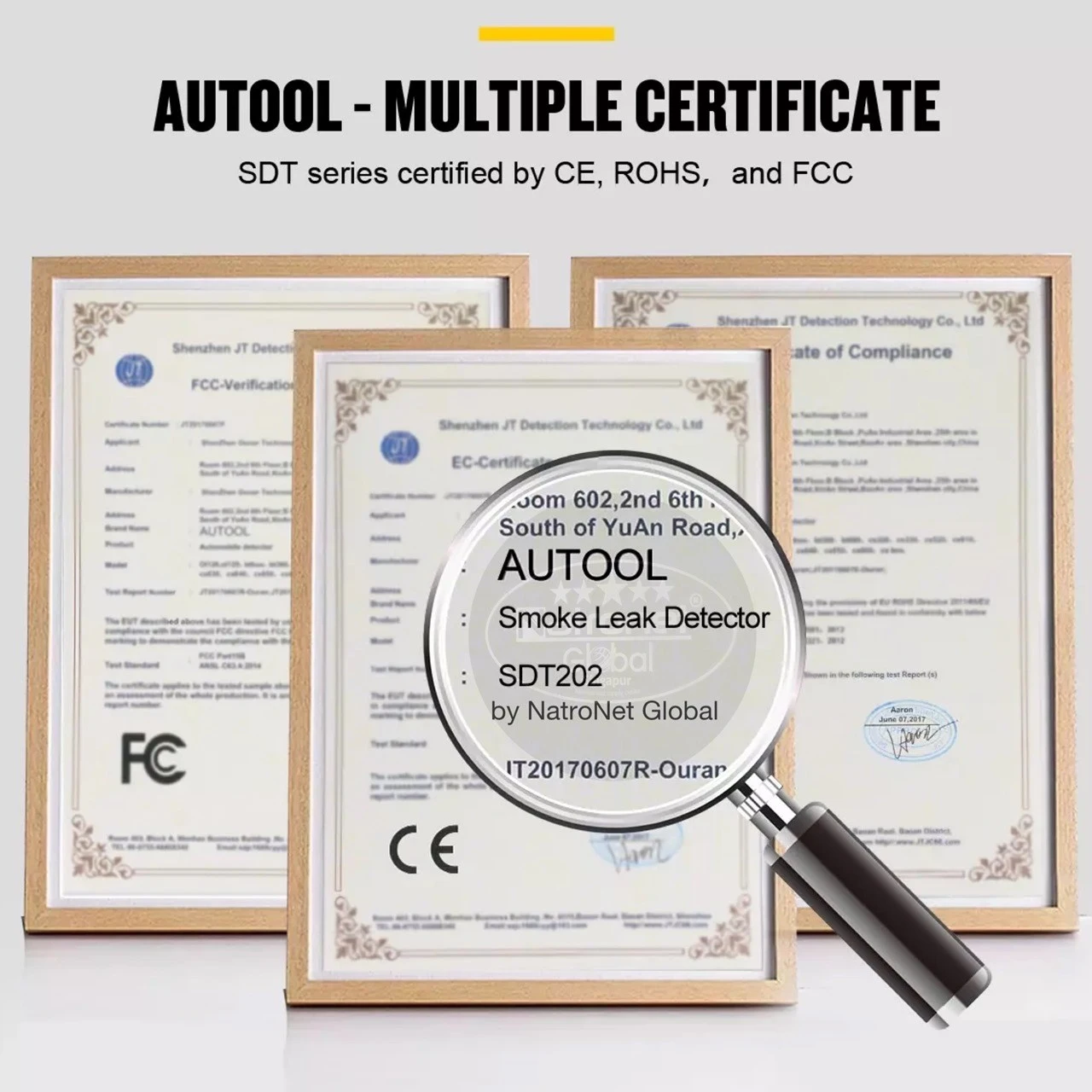 Smoke Leak Detector: AUTOOL SDT202 EVAP System & Pipe Leakage Locator Car Smoke Leak Detector