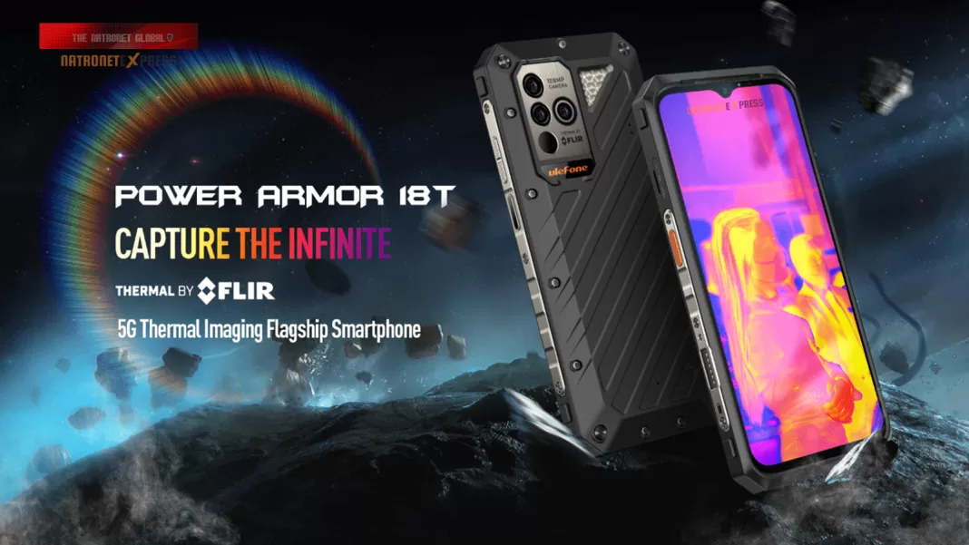 Armor 18T Zırhlı Telefon Termal Kameralı FLIR®Boyut 900 5G 9600mAh
