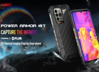 Armor 18T Zırhlı Telefon Termal Kameralı FLIR®Boyut 900 5G 9600mAh