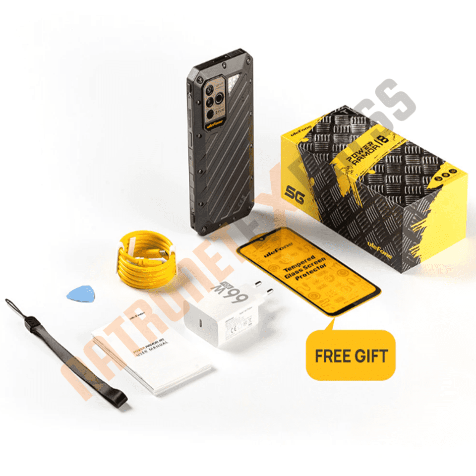 Armor 18T Zırhlı Telefon Termal Kameralı FLIR®Boyut 900 5G 9600mAh 