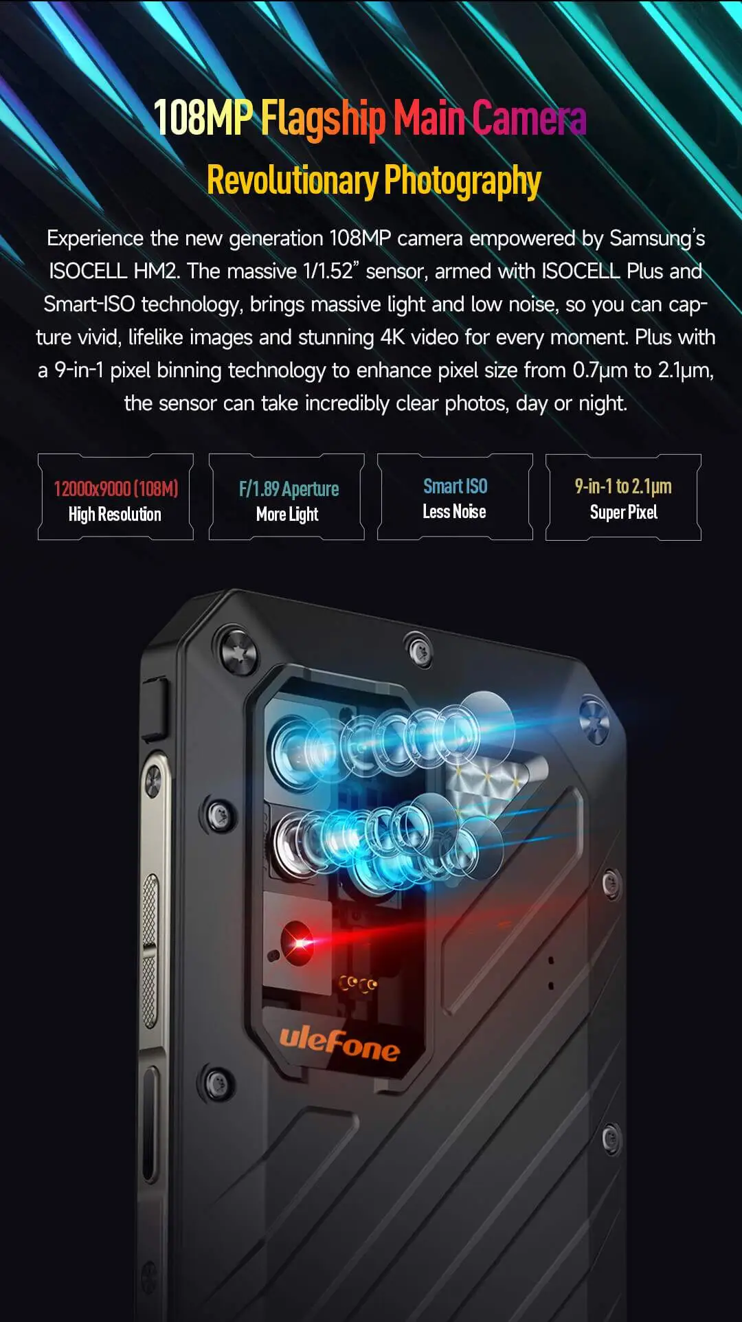 Armor 18T Zırhlı Telefon Termal Kameralı FLIR®Boyut 900 5G 9600mAh 