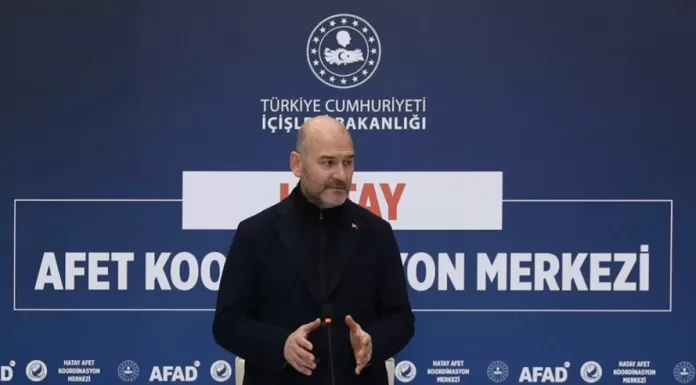 İçişleri Bakanı Soylu: Hatay'daki depremlerin ardından üç kişi hayatını kaybetti