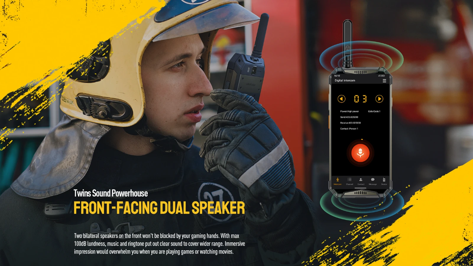 Ulefone Armor 20WT Zırhlı Telsiz Özellikli 10850mAh 17GB+256GB Android Telefon